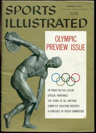 Si: Sports Illustrated November 19,  1956 Olympic Preview Issue G
