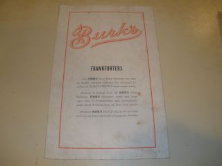 1939 Philadelphia Phillies Official Score Card 2