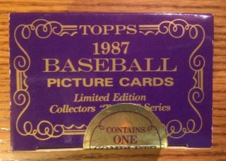 1987 Topps Traded Tiffany Complete Factory Set - Maddux Rc
