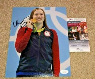 Lilly King Signed 8x10 Photo Usa Swimming Us 2016 Olympics 2020 Tokyo Iu Jsa A