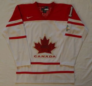 Team Canada Nike 1 Roberto Luongo 2010 Olympic Stitched Jersey Sz Adult M Unworn