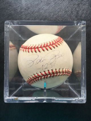 Pete Rose HAND SIGNED Autographed Baseball - Guaranteed Authentic 2