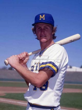1977 Topps Baseball Color Negative.  Robin Yount Brewers