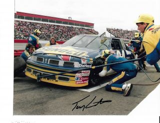 Autographed Terry Labonte Nascar Auto Racing Photograph
