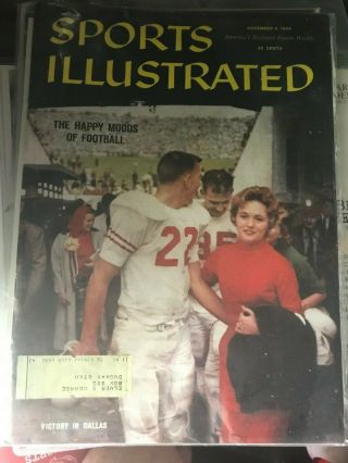 Sports Illustrated November 9,  1959 The Happy Moods Of Football - Dallas