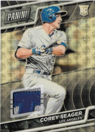 Corey Seager 2 Color Patch Gold Superfractor 1/1 Rookie 2016 Panini National Vip