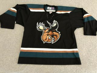 Manitoba Moose Hockey Jersey Reebok Adult Medium Ahl Ccm