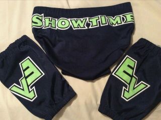 Eric Young Ring Worn Wrestling Trunks & Kneepads Tna Wwe Insanity