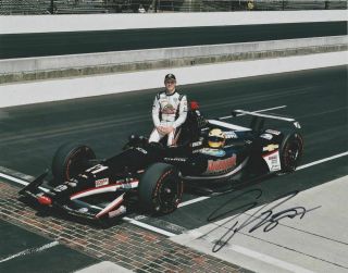 2019 Spencer Pigot Signed Autogeek Chevy Dallara Indy 500 Qualifying 8x10 Photo