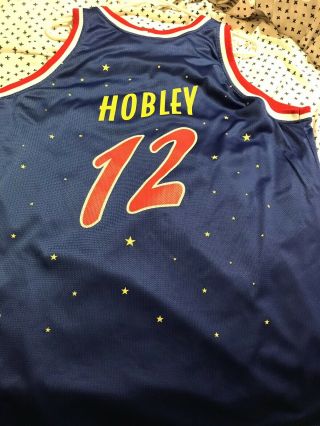 RARE VINTAGE Harlem Globetrotters 12 Billy Ray Hobley Basketball Jersey Size L 2