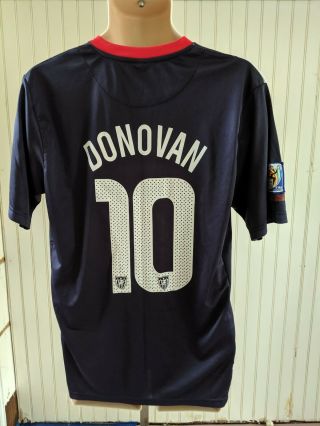 2010 Nike Authentic USA Landon Donovan Soccer Away Jersey Shirt Kit XL 2