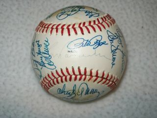 1982 National League All Star Team Autographed Baseball 26 Players