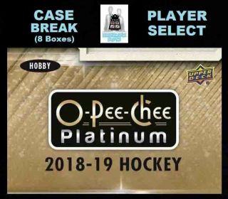 Elias Pettersson Rc 2018 - 19 Upper Deck Opc Platinum 8 Box Case Break Canucks