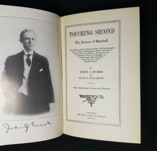 1910 JOHNNY EVERS Touching Second EXMT by Hugh Fullerton 1919 Chicago Black Sox 4