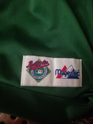 MARK McGWIRE 1998 MLB All - Star Game Colorado Rockies Jersey Green Majestic M 7