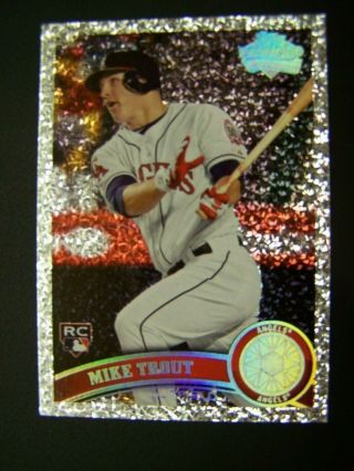 2011 Topps Update Diamond Anniversary US175 Mike Trout Angels RC Rookie 2