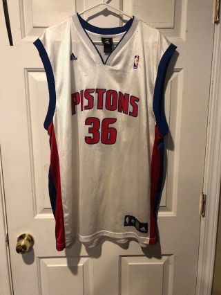 Detroit Pistons Rasheed Wallace 36 Nba Basketball Jersey Reebok Xl Extra Large