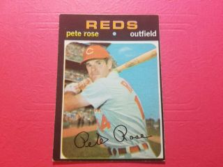 1971 Opc Baseball Set Break 100 Pete Rose Cincinnati Reds Exmt