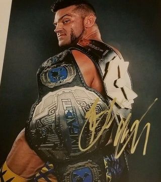 Brian Cage Autographed 8x10 Impact Aaa Lucha Underground Wrestling Proof