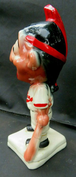 Cleveland Indians Stanford Pottery Sebring OH Razor Discard NOT Bank Chief Wahoo 4
