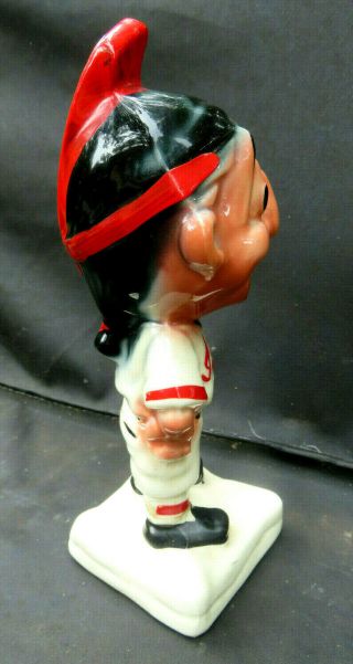 Cleveland Indians Stanford Pottery Sebring OH Razor Discard NOT Bank Chief Wahoo 6