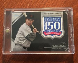 2019 Topps Series 2 150th Anniversary Commemorative Patch Ted Williams - Red Sox