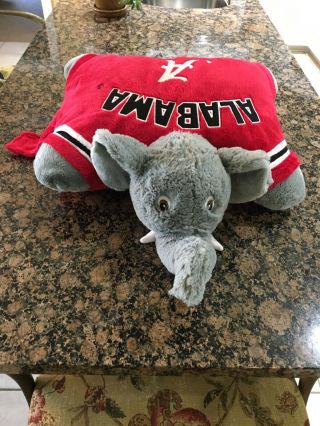 University Of Alabama Crimson Tide Elephant Pillow Pet Euc Ncaa Large