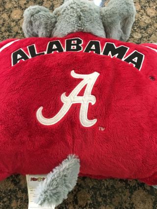 University of Alabama Crimson Tide Elephant Pillow Pet EUC NCAA Large 5