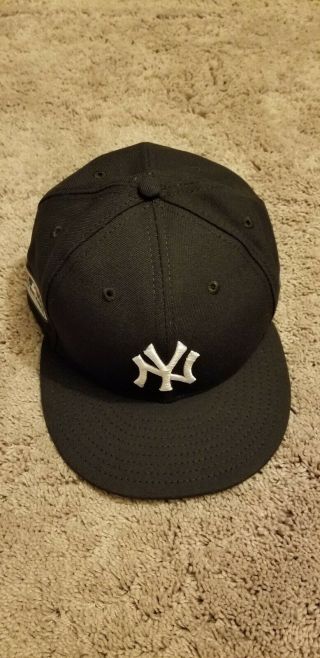 2018 York Yankees Giancarlo Stanton Game Issued Hat Postseason Mlb Steiner