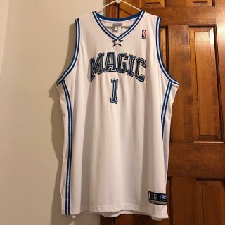 Tracy Mcgrady Authentic Reebok Home Orlando Magic Jersey - Size 56 (white/blue)