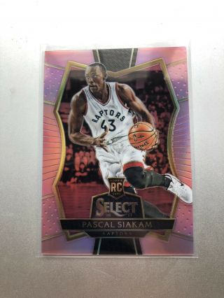 Pascal Siakam 2016 - 17 Select Pink Prizm Rookie Rc /15 Raptors Rookie Rc 118