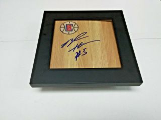 Montrezl Harrell Los Angeles Clippers Basketball Signed,  Framed Floor