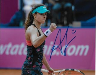 Autographed Alize Cornet Tennis 8x10 Photo 2