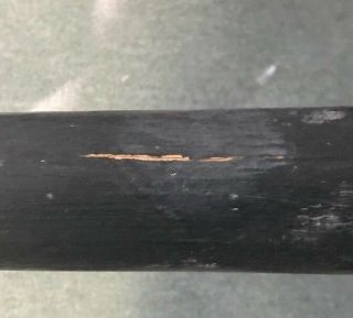 MARLINS/ANGELS LOUISVILLE GAME USED/CRACKED BAT HAND SIGNED SCOTT COUSINS W/COA 5