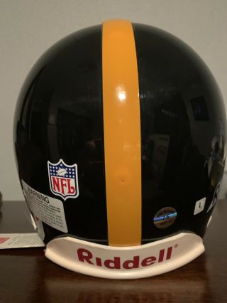Joe Greene Auto/Signed Steelers Throwback Full Size Authentic Helmet HoF 87 5