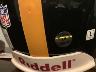 Joe Greene Auto/Signed Steelers Throwback Full Size Authentic Helmet HoF 87 6