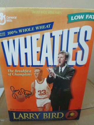 Larry Bird Wheaties Cereal Box -