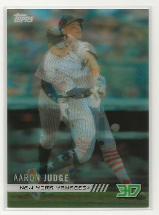 2018 Topps On - Demand 3d Motion Hitting Aaron Judge Sp Yankees M - 14