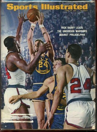 Si: Sports Illustrated April 24,  1967 Rick Barry Leads Underdog Warriors G