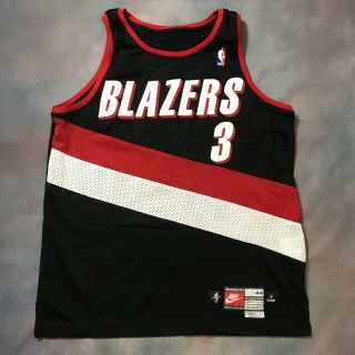 Authentic Damon Stoudamire Game Issued Blazers Nike Jersey Pro Cut Champion
