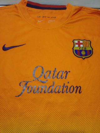 Nike Authentic DriFit Youth FC Lionel Messi Barcelona Soccer Jersey Size XL 2