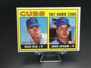 1967 Topps Baseball Chicago Cubs Rookie Stars Rich Nye John Upham Ex - Mt/nm 608