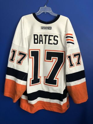 York Islanders Game Worn Jersey Shawn Bates 2001 - 2002 Season