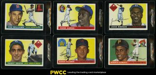 1955 Topps Mid - Grade Complete Set Williams Killebrew Koufax Clemente Rc (pwcc)