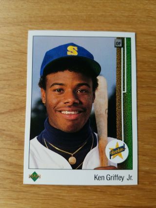1989 Upper Deck 1 Ken Griffey,  Jr. ,  Rc / Gem Centered Hof Rookie