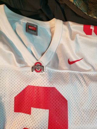 REAL Nike Ohio State OSU Buckeyes Terrelle Pryor 2 Authentic Throwback Jersey L 3