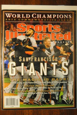 2012 Sports Illustrated - San Francisco Giants World Champions Special Issue