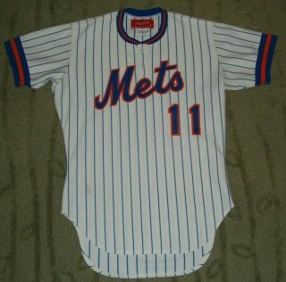 YORK METS TOM VERYZER GAME WORN JERSEY MEARS LOA (TIGERS INDIANS CUBS) 2