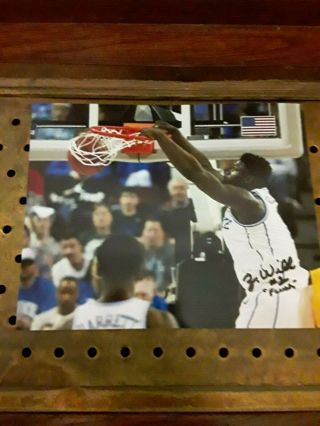 Photos Zion Williamson Signed In Person With Inscription Rare Photo Look