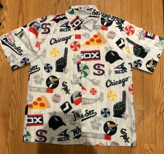 Chicago White Sox Hawaiian Shirt 6/15/19,  Fathers Day Polo - - Medium - Giveaway